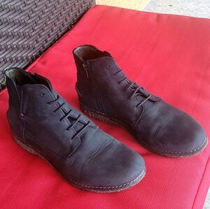 El Naturalista Dark Teal Leather Boots 39